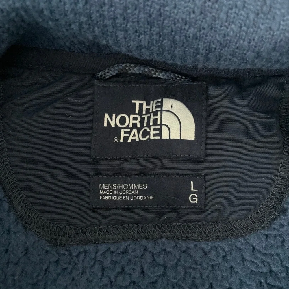 The North Face Blue Front Range Fleece Full Zip Hooded Jacket‎ | Mens Large